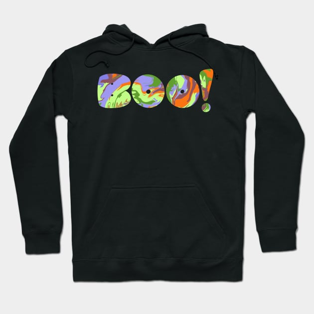 Boo! Hoodie by JessCarrsArt